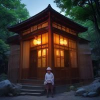 黄曼网站主编李华的工作照，她在电脑前认真审阅内容稿件，桌上摆着咖啡杯和便利贴，表情专注而亲切